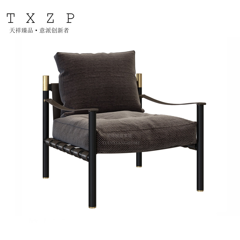 Простота подлокотник кожаные кресла Сын Родольфо Дордони дизайн Стальная Ико Флоу ткань случайный стул