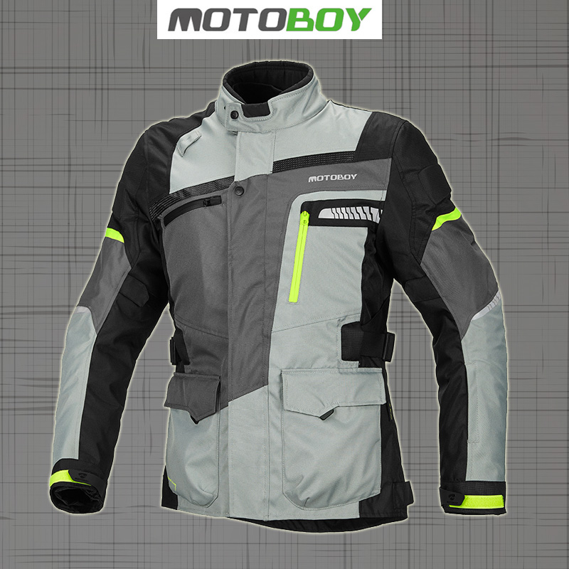 MOTOBNOY Long-distance Motorcycle Travel Clothes Locomotive Ride Equipment Waterproof and Falling Four Seasons Racing Locomotive Costumes