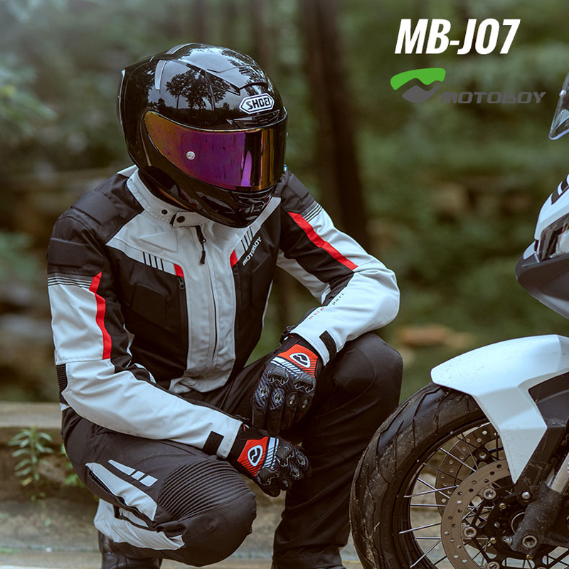 motoboy riding suit men's motorcycle suit four seasons motorcycle protective racing suit waterproof and anti-fall knight equipment