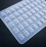 Милая акриловая силиконовая форма, подвеска, аксессуар, с медвежатами