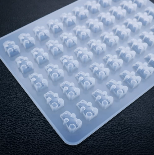 Милая акриловая силиконовая форма, подвеска, аксессуар, с медвежатами