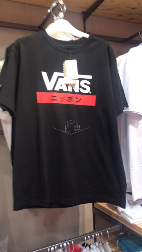 [Spot] VANS Vance TOKYO TEE Đàn ông và phụ nữ vài mô hình T-Shirt ngắn tay Nhật Bản Tokyo phiên bản giới hạn 18SS