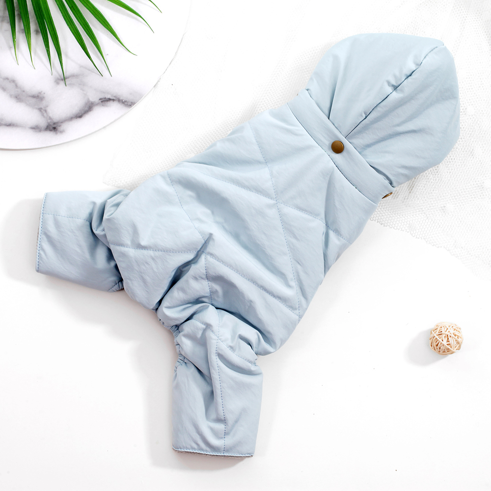 Ca cao Hani Bốn chân Snowsuit Thời trang mùa đông Quần áo thú cưng Quần áo Teddy VIP Dog Quần áo - Quần áo & phụ kiện thú cưng quần áo cho chó phốc hươu