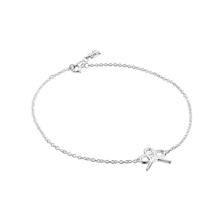 Bracelet de cheville Femme DONGCHANG en Argenterie - Ref 3101923 Image 1