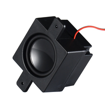 8 Euro 3W Horn Advertising All-in-One Plastic Full Frequency Sound Cavity with Subwoofer Shock Film Winner TV Small Sound