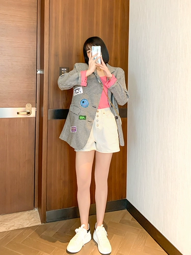 Осенний элитный сексуальный пиджак классического кроя для отдыха, оверсайз, коллекция 2021