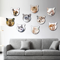 Cat cafe pet shop cat house homemade diy handmade decorative picture frame Photo Wall cat photo frame creative cat and dog ornaments