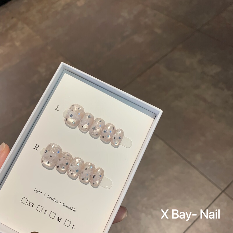 Xingyu Yuan | Xbay Store Same Style Niche Designer Nail Art Heavy-Duty Light Luxury Handmade Wearable Nails High Quality