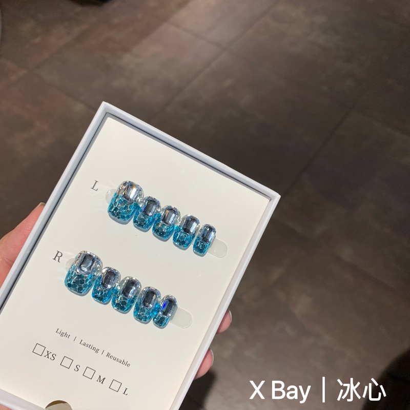 Bing Xin丨X Bay Design Store Handmade Wearable Nails High-End Design Fashion Full Diamond Nail Art Bing Xin丨X Bay Design Store Handmade Wearable Nails High-End Design Fashion Full Diamond Nail Art