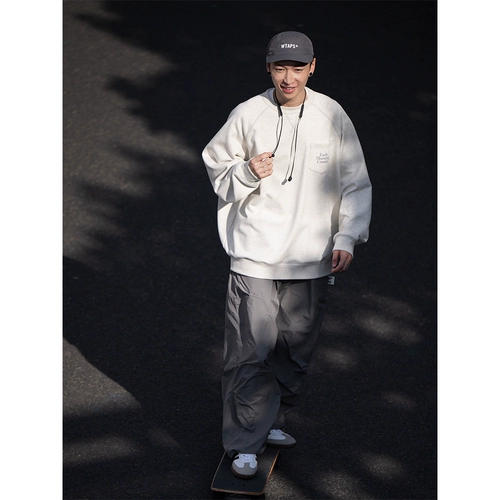 BELLKENIDEA Вставай пораньше, студия 440G, простая одежда с круглым вырезом, тяжелый флис, толстый хлопок, модная брендовая одежда для мужчин и женщин для пар