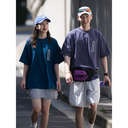 BELLKENIDEA Быстросохнущая футболка с коротким рукавом, защита от солнца, оверсайз