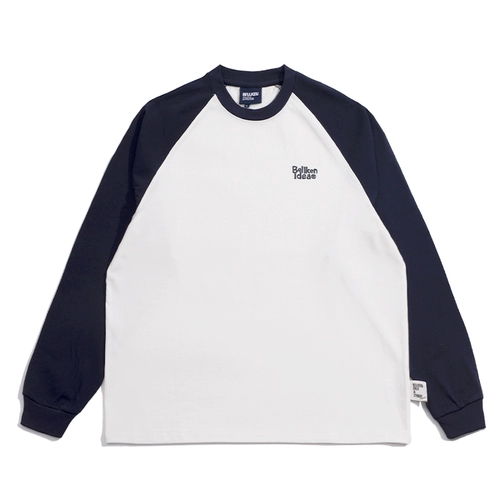 BELLKENIDEA Хлопковый японский лонгслив, свободный крой