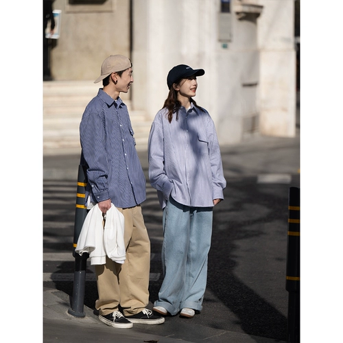 Рабочая тонкая рубашка подходит для мужчин и женщин, лонгслив, куртка, свободный крой