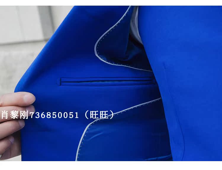 Bộ đồ đơn và đôi nam phù hợp với siêu mỏng Phiên bản Hàn Quốc của hộp đêm Nhà tạo mẫu tóc sân nhỏ miền Tây tổ chức trang phục ba mảnh thanh niên áo vest nam