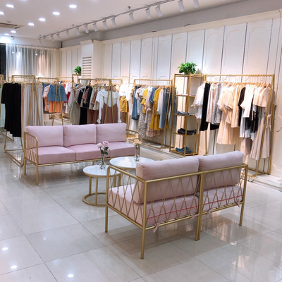 Nordic Clothing Shop Sofa Iron Art Small Sofas Beauty Salon Beauty Salon Room Reception Minima Single Double Sofa