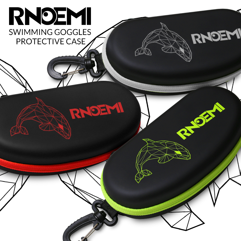RNOEMI Swimming Goggles Box Swimming Glasses Containing Box Waterproof Bag Swimming Cap Bag Accessories Equipped Speedo Professional Big Frame