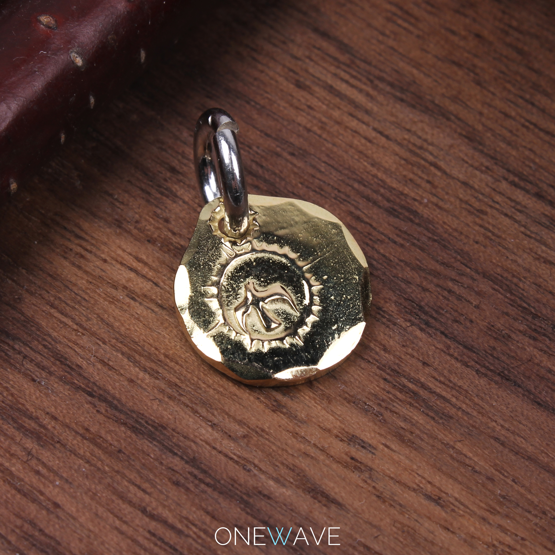 goros gold medal M Takahashi Goro small gold cake necklace pendant GOROS jewelry