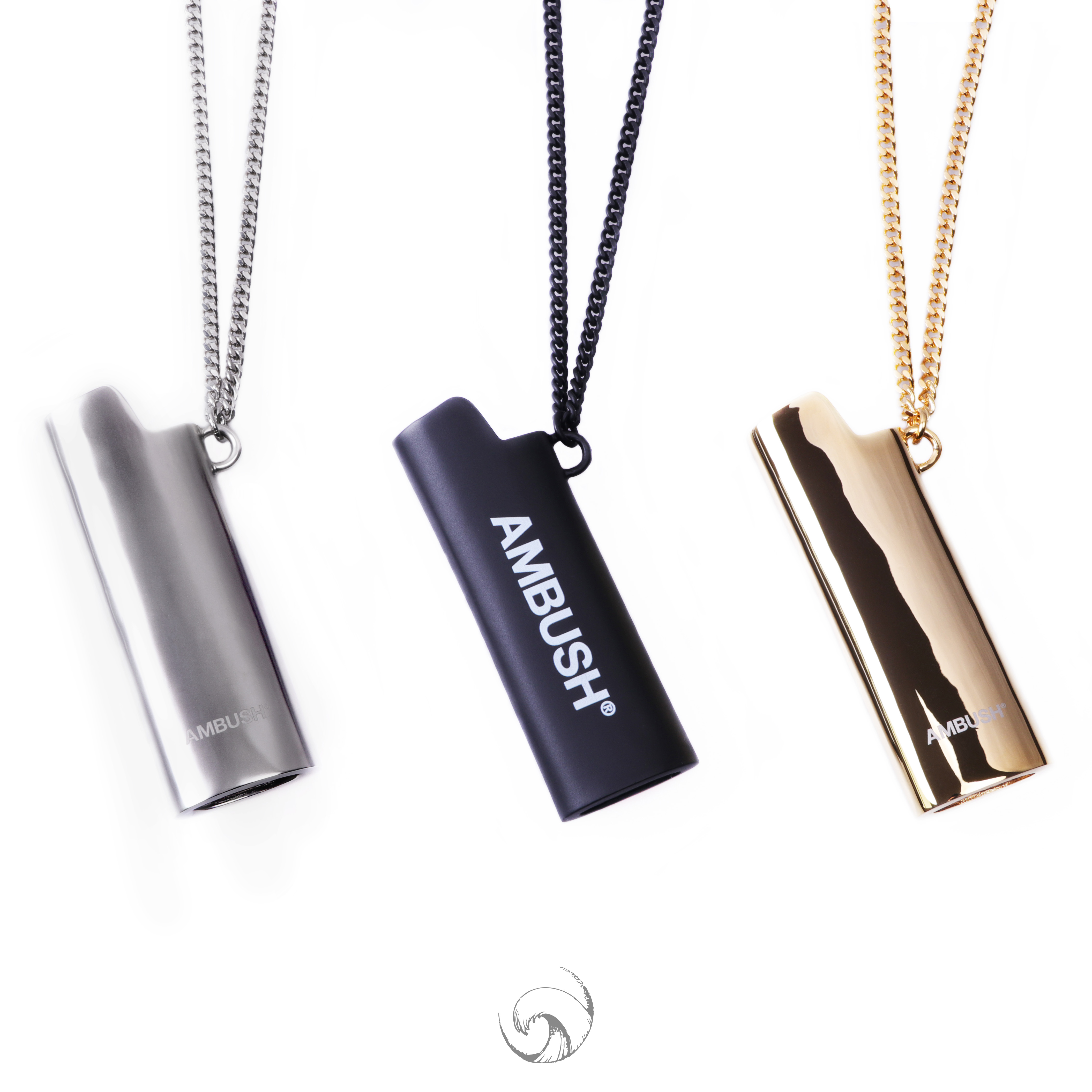 (Domestic Spot) AMBUSH lighter case necklace pendant Wang Yibo with the tide to send boyfriend New Year gifts