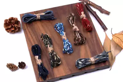 Ancient cloth rope goros deerskin rope instead of YVES handmade Japanese-style printing basket dyeing pendant necklace bracelet