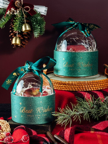 Apple, защитный амулет, рождественская подарочная коробка, креативная прозрачная сумка, подарок на день рождения