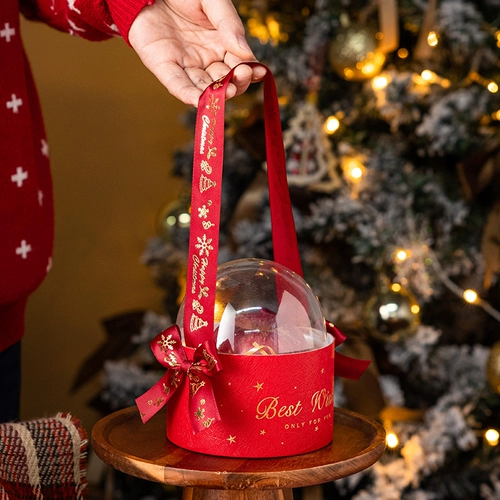 Apple, защитный амулет, портативная прозрачная подарочная коробка, рождественская детская упаковка, подарок на день рождения