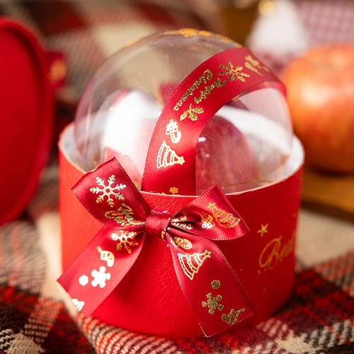 Apple, защитный амулет, портативная прозрачная подарочная коробка, рождественская детская упаковка, подарок на день рождения