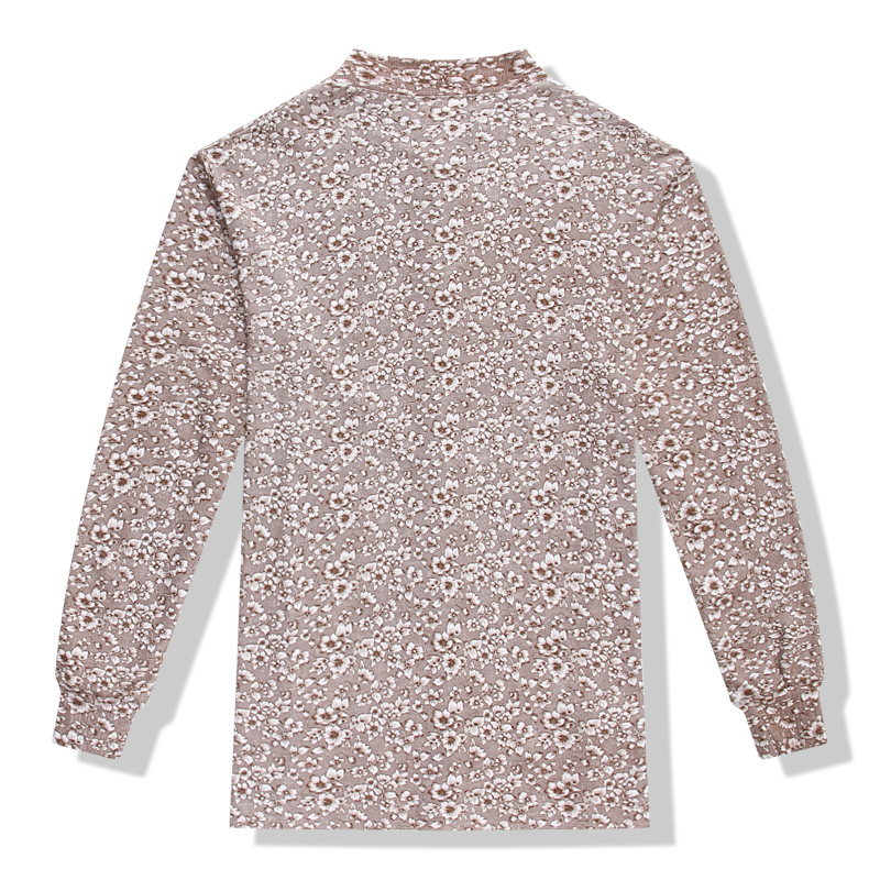 Mùa xuân mỏng phần cotton nam và nữ trung niên cổ áo cardigan nút áo dài tay áo đơn mảnh mùa thu áo sơ mi dòng - Áo ấm áo giữ nhiệt big size