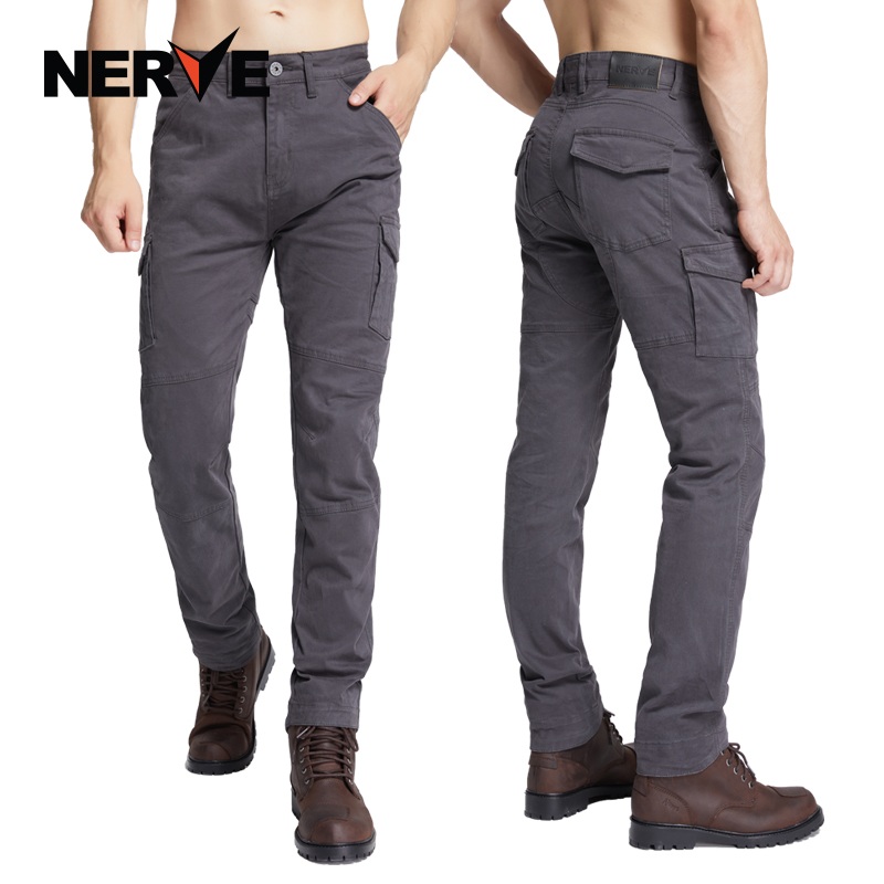 New NERV Motorcycle Riding Pants Motorcycle Anti-Fall Camouflage Cargo Casual Pants Men's Four Seasons Universal