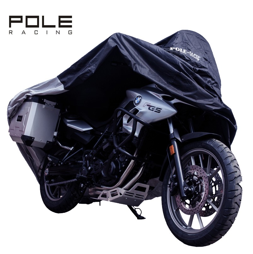 POLE motorcycle cover car coat electric car enlargement thickened sunscreen dustproof rain cover windproof car cover for four seasons
