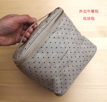 Lunch box bag Portable lunch bag Snack bag with rice bag Wash bag Travel waterproof storage bag Large capacity cosmetic bag