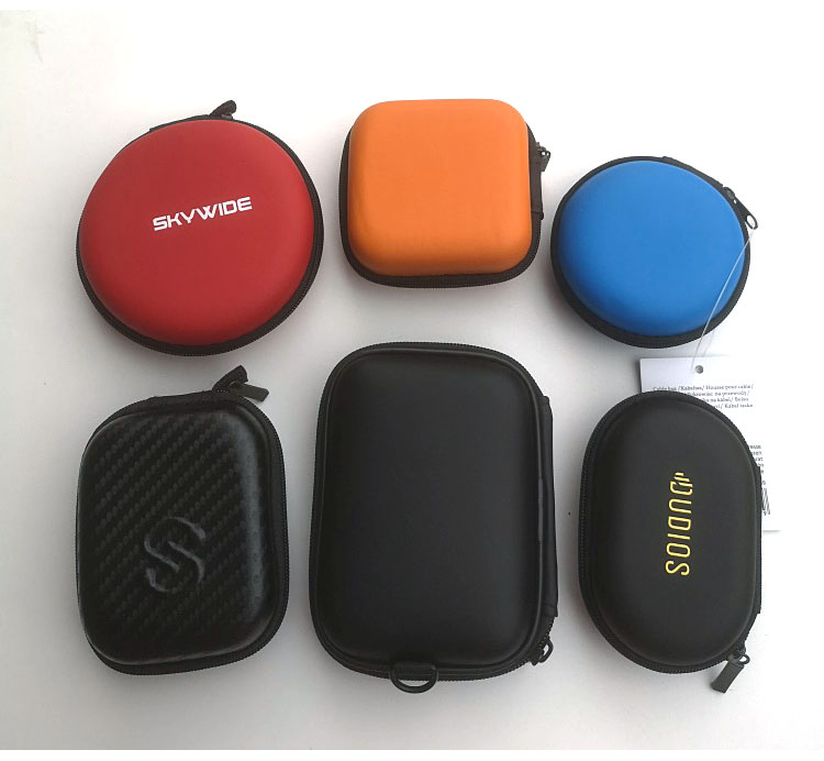 Wireless bluetooth headset storage bag data cable storage box mini coin purse U shield USB flash drive SD card finishing box