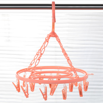 Solno hanger Multi-function drying rack Hook clip Underwear sock rack windproof baby clothes drying rack