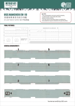 (Still to) 1 700 M700141 Hancock Flight Identification Tag Cover paper with Trumpeter 05737