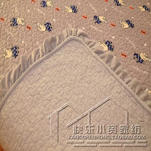 Hàn Quốc mới kiểu Hàn Quốc ngắn ngủi sang trọng của Hàn Quốc trải chăn mùa đông ấm áp nhung bên nhung một bên bông nguyên chất không thể tĩnh drap giường