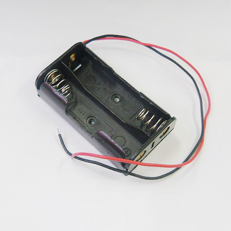 Dress 2 Festival 5 II Section 5 side by side (tandem 3 V) with conductive line without cover No switch black battery case-Taobao