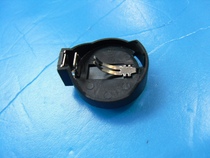 CR2032 battery straight-inserted foot Shuo glue box CR2025 black battery plastic seat 1 Yuan 5