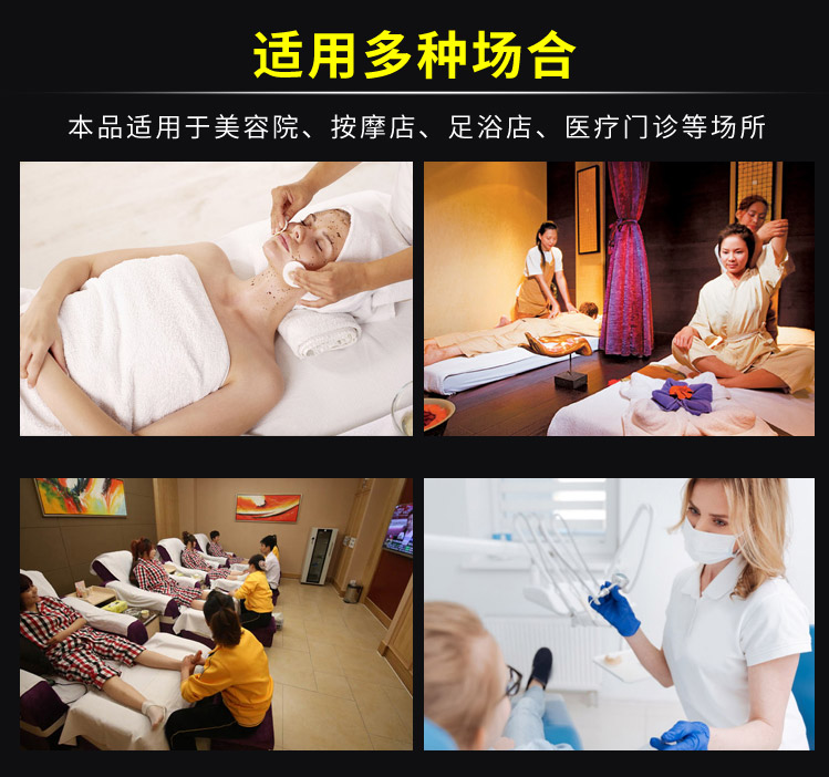 Thẩm mỹ viện đặc biệt dùng một lần cuộn cuộn không thấm nước và màu hồng dầu với lỗ dày làm đẹp giường massage nệm thảm chân giường