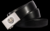  Mens belt Black belt automatic buckle