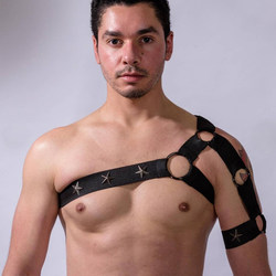 Sexy men's chest strap elastic band nightclub party decoration performance corset