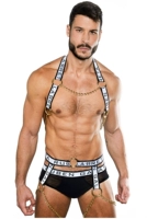 Золотой нагрудный ремень