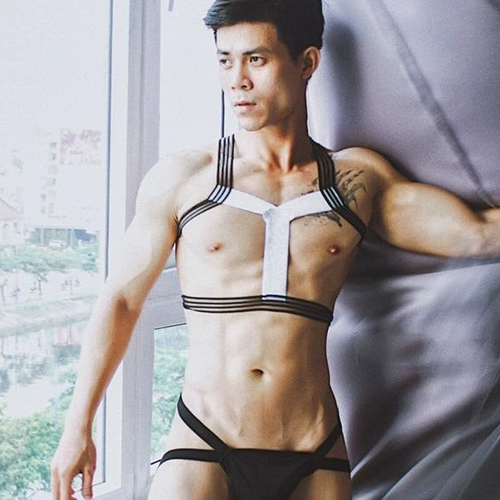 Нагрудный ремень для спортзала, костюм, сексуальное нижнее белье, косплей