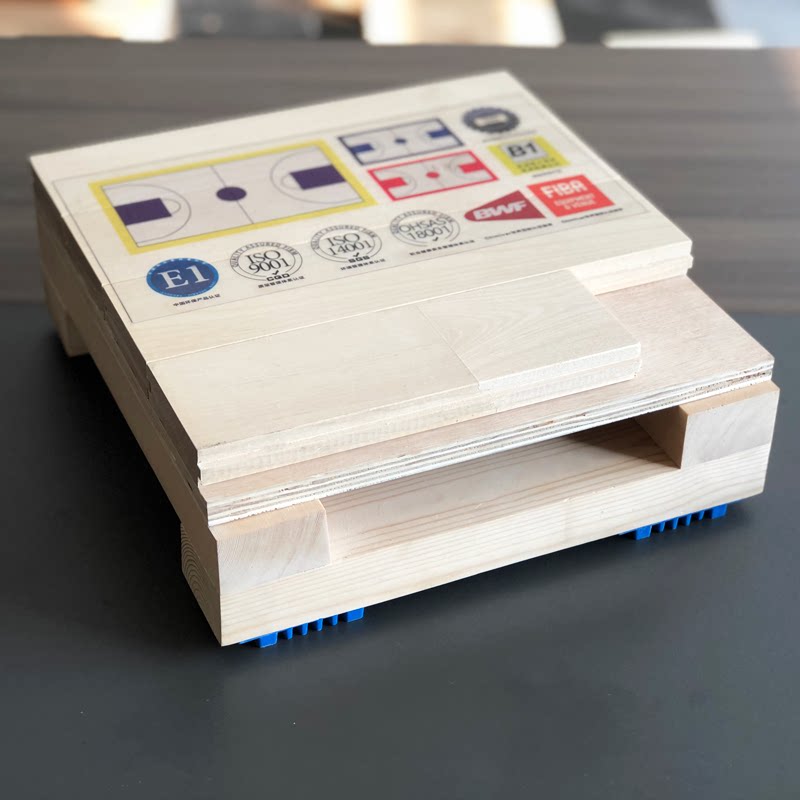 Amy Force Indoor Sports Wood Floor Basketball Hall Gymnasium Badminton Hall Badminton Hall School Stage Maple Maple Birch Wood