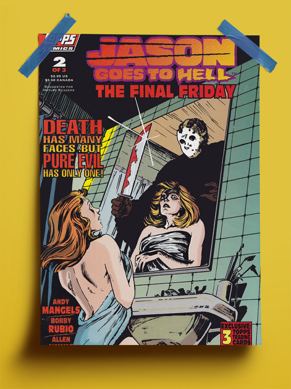 Jason Goes To Hell Final Friday New Scary Horror Retro Vintage Movie Poster Illustration Plus/Pro/Max – 16, 15, 14, 13, 12