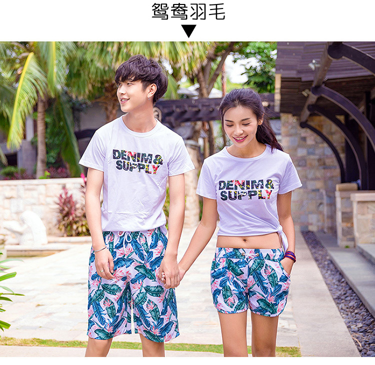 Quần short, nam và nữ, thể thao và giải trí, năm điểm, quần cỡ lớn, thủy triều, mùa hè, năm điểm, bảy điểm, cặp đôi nhanh khô, quần đi biển 	quần đi biển tập thể