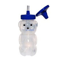 Imported TalkTools Bear Bottle Mouth Muscle Training Tools Teaching with Straws Children Bear Bottle