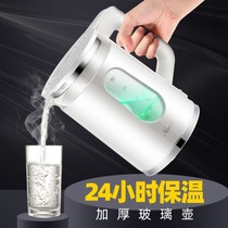 Hot Kettle Burning Kettle 304 Stainless Steel Electric Kettle Automatic Power Cut Insulation Home Thermostatic Glass Hot Water Kettle
