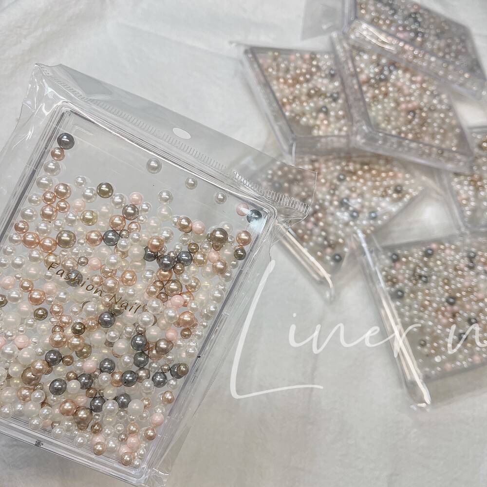 Lin - 'er US A pearl-Ins vegan color mixed genuine pearl (full RMB28 -remote except)