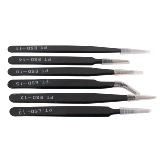 Высокоточный пинцет из нержавеющей стали, набор инструментов для многоразового использования