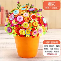 13 Стиль горшка с цветом вишневой цветы