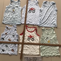 130-140 yards lycra bamboo fiber modal baby summer vest childrens finished clothing 4 yuan piece